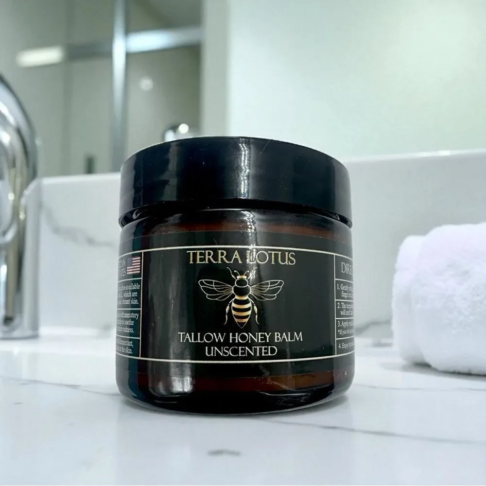 Terra Lotus Tallow Honey Balm, 2 oz. NIB